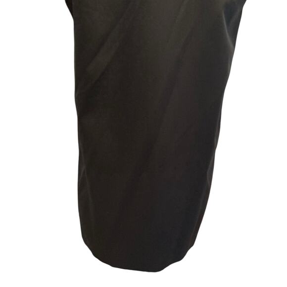 Zara Black Polyester Stretch Cap Sleeve Shift Boxy Mini Dress Size Large LBD - Picture 9 of 16